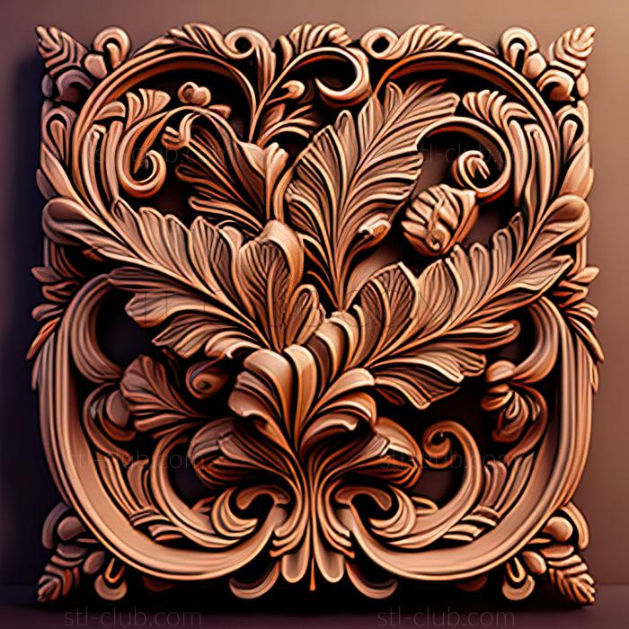 3D model st ornate (STL)